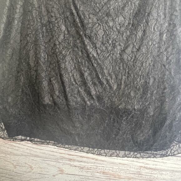 Cato Lace Cami Size 26/28W Babydoll Tank Top Black Bella Coquette Crochet Witchy - Picture 11 of 14